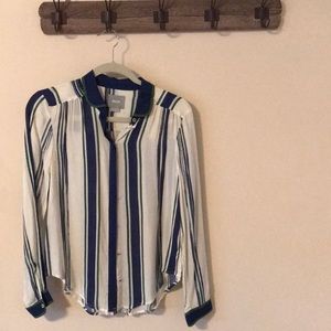 Anthropologie Striped Blouse